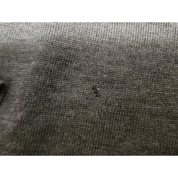 Neiman Marcus Sweater Men’s Size Medium Olive Green 100% Merino Wool V-Neck Knit - Picture 9 of 13